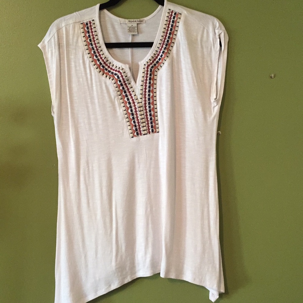 Short Sleeve Boho Top
